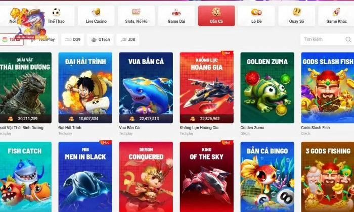 Giới thiệu đôi nét về sảnh game bắn cá Mibet