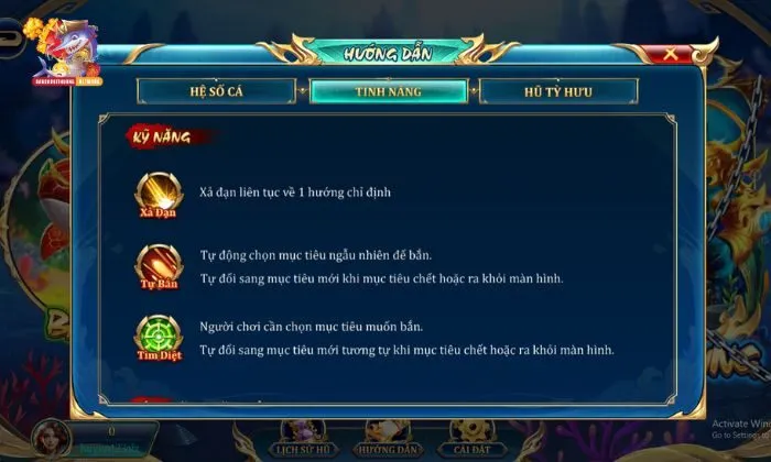 Bắn cá Sumclub Hướng dẫn chơi bắn cá Sumclub