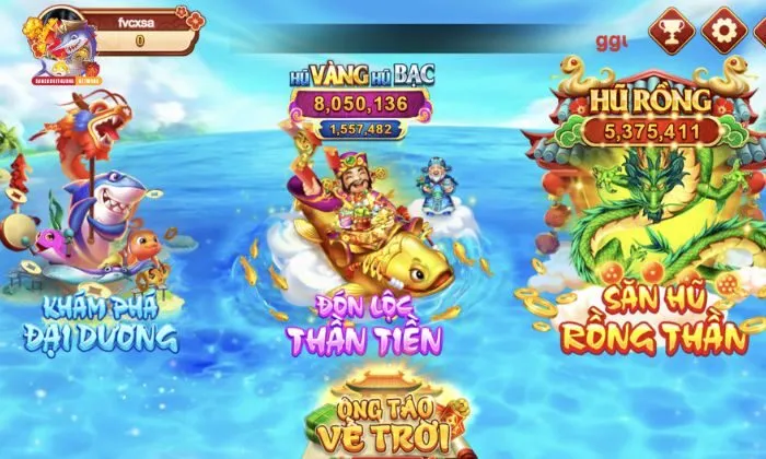 Bắn cá vip Các phòng chơi trong bắn cá vip