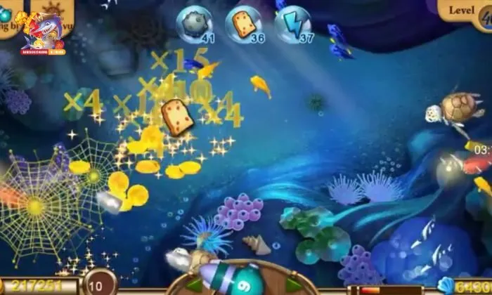 Người chơi cần thành thạo kỹ năng kiểm soát dây câu trong game Cat Fishing